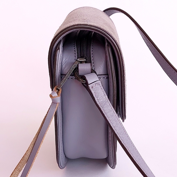 Rebecca Minkoff Mini Suki Lavender & Grey Crossbody Bag - Picture 7 of 15